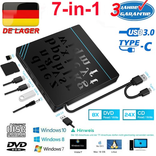Externes dvd laufwerk usb - cd,