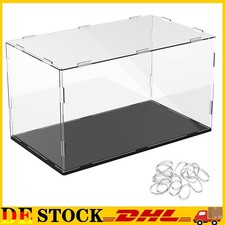 Acryl Vitrine Box Schaukasten Einzelvitrine Plexiglas für Modellautos Figuren DE