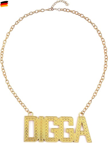 Halskette digga gold - halskette,