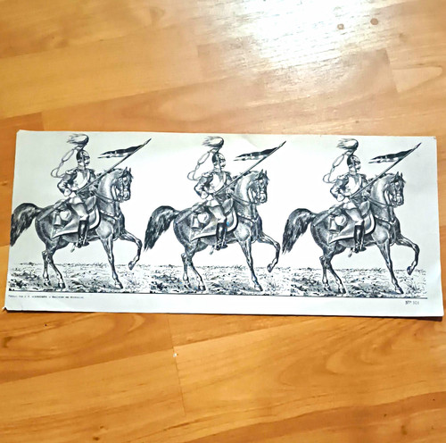 Kunstdruck reiter pferd - reiter,