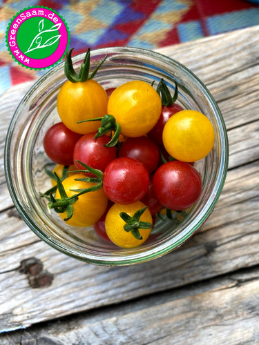 Gelbe und rote murmel - rote, 🍅