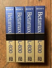 4x Sony Betamax L-830 Leer