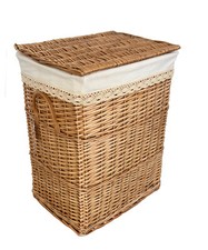 Wäschekorb weide natur beige