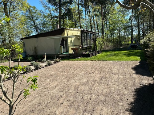 Garten mit bungalow - garten,