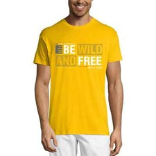 Herren Grafik T-Shirt Sei wild