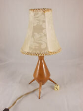 Vintage Tripod Tischlampe Teak