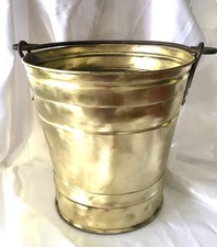 Alter Messing Eimer Übertopf