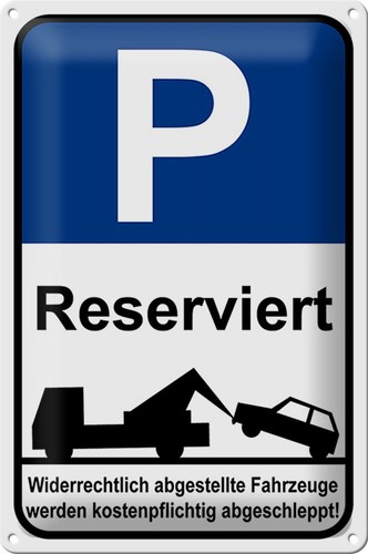 Schild blech parken made - schild, parken-made