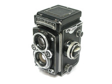 Rolleiflex 3.5E analoge TLR-Kamera mit Schneider Xenotar 75mm f3.5 Objektiv
