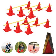 Hürden Steckhürdenset Kindertraining Sports Kegelhürden Fußball Agility 12 Kegel
