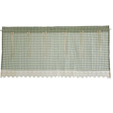 Gingham Karo Vorhänge mit
