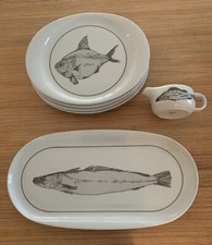 Arzberg Fisch Service Fischdekor 6-teilig