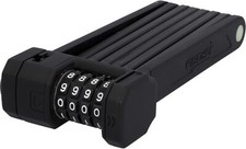 FISCHER FAHRRAD PROTEC FN110 Faltschloss, Zahlenschloss,  Schwarz, 50658