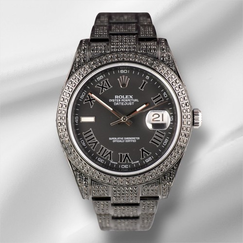Rolex datejust 41mm schwarz - 41mm,