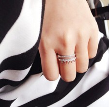 Kronen-Zirkon-Prinzessin Ring