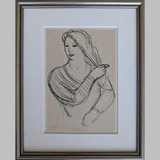 Willi Hertlein Kämmende Frau