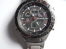 Analog/ Digital Funk Solar Armbanduhr Quality Time 10 Bar