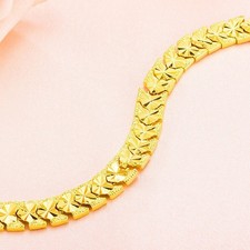 Luxus Damen Armband Gold 24K