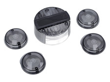 Set: Rücklichtkappe rund