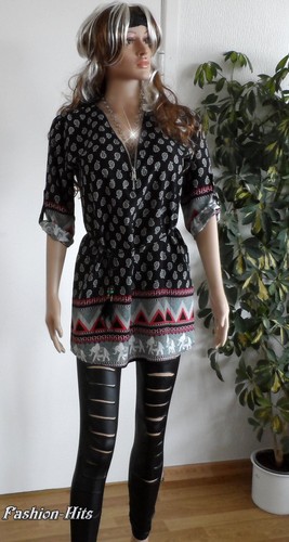 Minikleid tunika longshirt - minikleid,