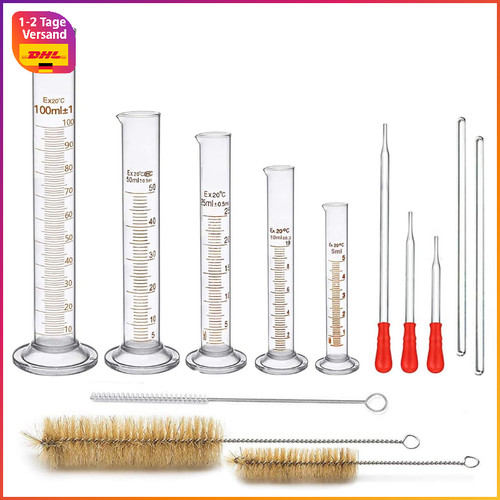 Messzylinder set glas - messzylinder, 13