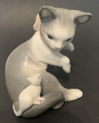 Lladró cat and mouse - lladró,