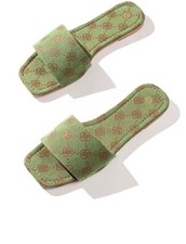 Sommer Damen Sandalen Hausschuhe Flache Slip On Schuhe Sandalen Strandschuhe 38