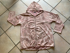 NEU DAMEN-SWEAT-KAPUZEN-JACKE Gr.44/46 ROSE/CAMOUFLAGE 100%BW REIßVERSCHLUß NEU