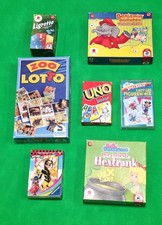 Spiele Sammlung 7 Stk  ua Schmidt Bibi Benjamin Zoo Lotto UNO Puzzle Reisespiele