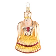 Christbaumkugel Figur "Rauschgoldengel" Christbaumschmuck Glas Weihnachten