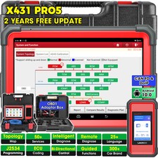 LAUNCH X431 PRO 5 PAD Profi OBD2 Diagnosegerät ALLE SYSTEM J2534 ECU Programmier