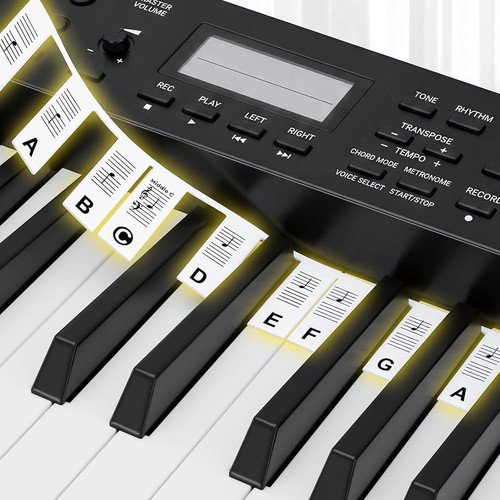 Abnehmbar keyboard noten - abnehmbar,