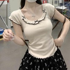 Modisches Damen Rundhals