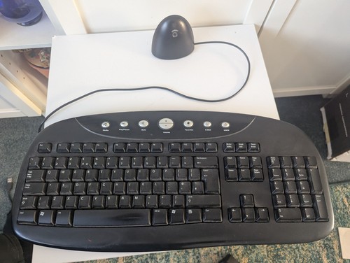Vintage logitech akku - akku, tastatur