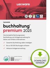 Lexware Buchhaltung Premium 2025, Software-Download, 365-Tage Update-Service