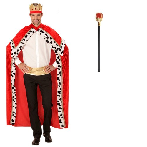 Kostüm könig robe krone - kostüm,