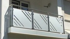 Edelstahl Balkon Geländer Alu