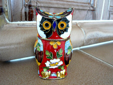 Cloisonne Eule Dose Figur
