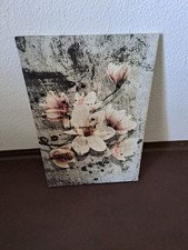 Wandbild Eco Friendly Vlies Leinwand Vintage Shabby Deko 3 Bilder Kunst ca 40/60