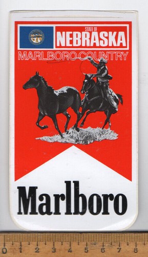 Alter aufkleber marlboro - aufkleber, :