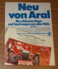 Seltene Werbung ARAL Oldtimer Rennwagen Sportwagen Sammelbilder RILEY 1971