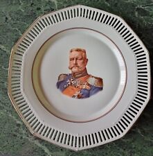 Porzellan Teller Schale Durchbruchteller Paul von Hindenburg Durchmesser 27,5 cm