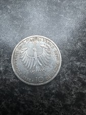 Arthur Schopenhauer 10 DM Münze 1988 Silber