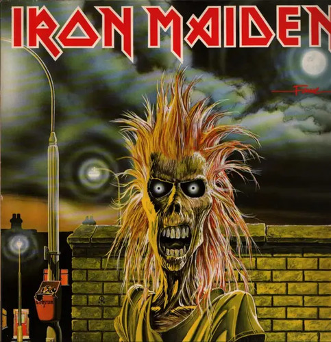 Iron maiden emi vinyl - iron,