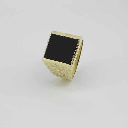 Ring herrenring mit onyx - ring,