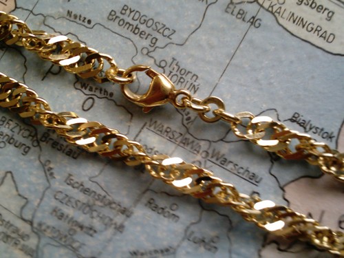 Breites armband gold 333 - breites,