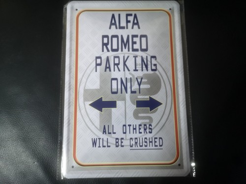 Blechschild schild 20x30 alfa - blechschild,