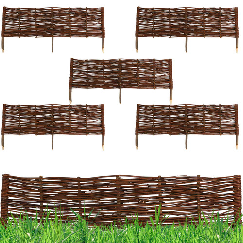 Weidenzaun beeteinfassung - 5,