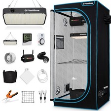 Growbox Komplettset - 150W Vollspektrum Indoor Gewächshaus, Zuchtzelt, Anbauzelt