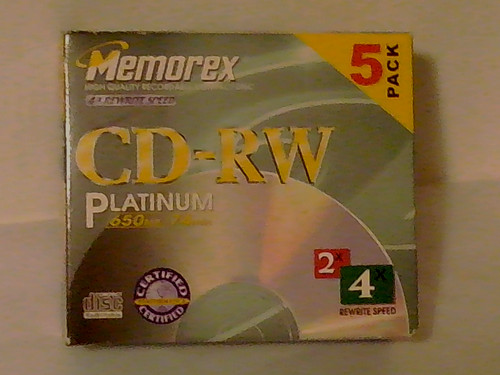 Memorex platinum 650mb - cd-rw,